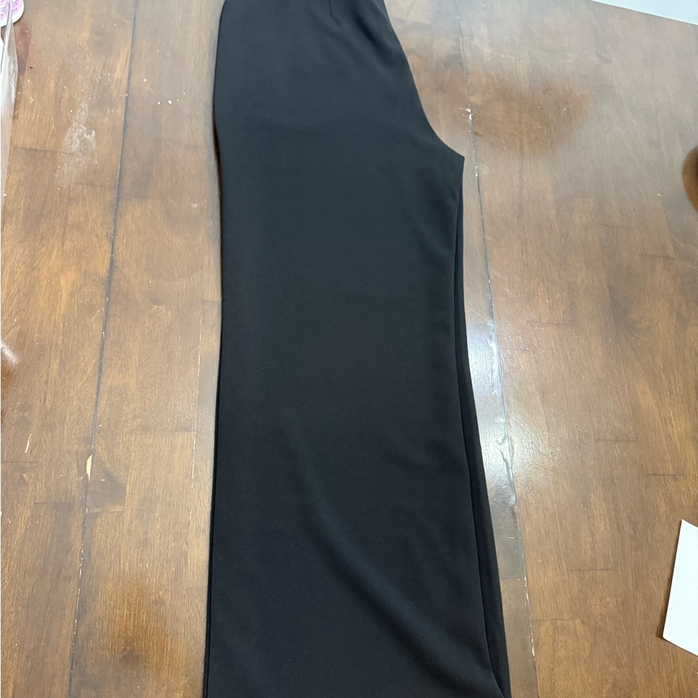 White House Black Market Black Wide Leg Pants